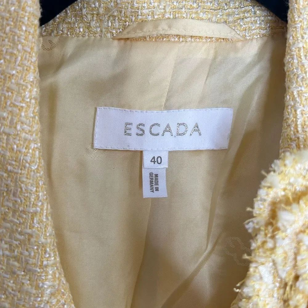 Escada Tweed Jacket Blazer - Picture 4 of 8